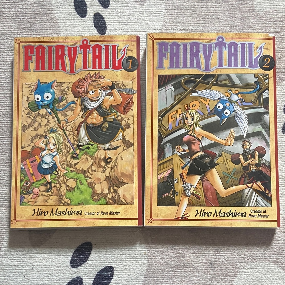 FairyTail Manga Books Vol 1-2